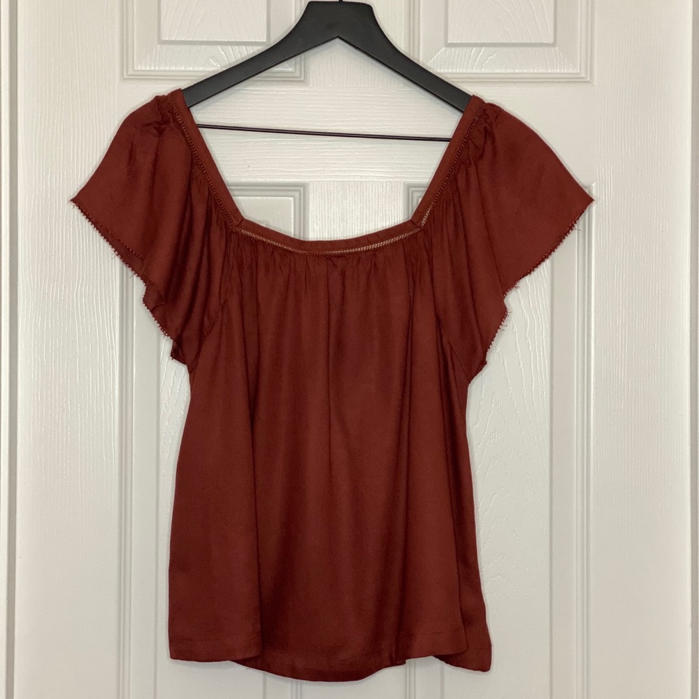 Burnt orange Mossimo Blouse